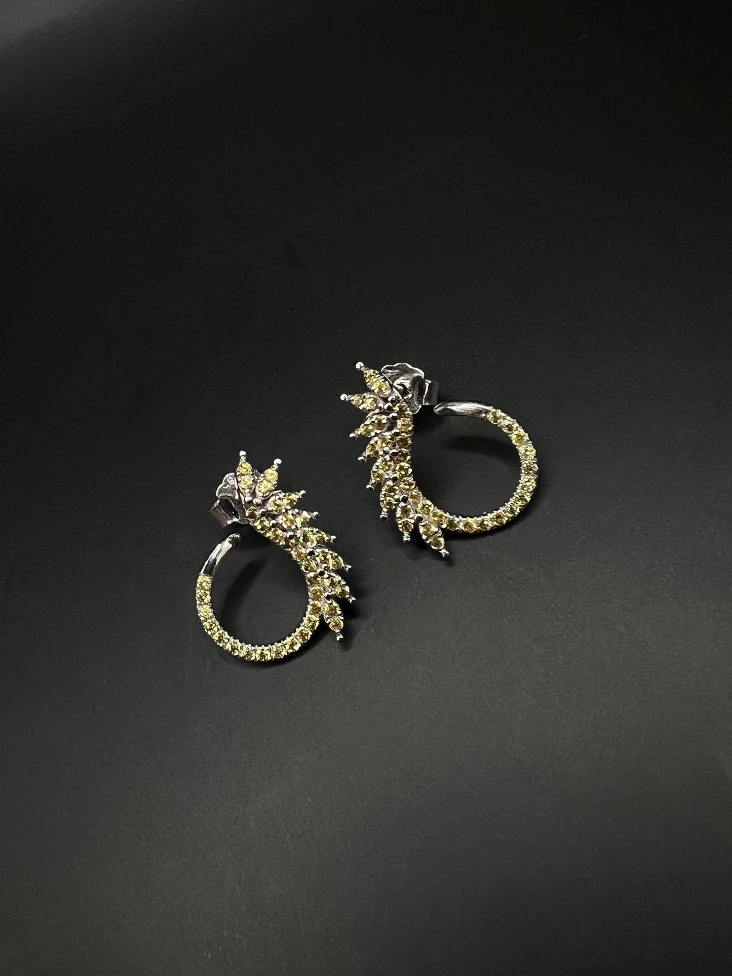 White Gold 74 Sapphire Earings