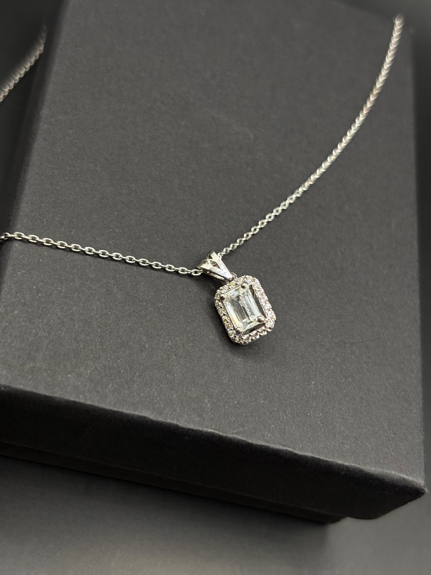 White Sapphire Pendant